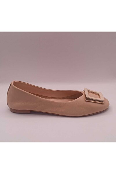 İDOL SHOES HAKİKİ DERİ KARE TOKALI BABET