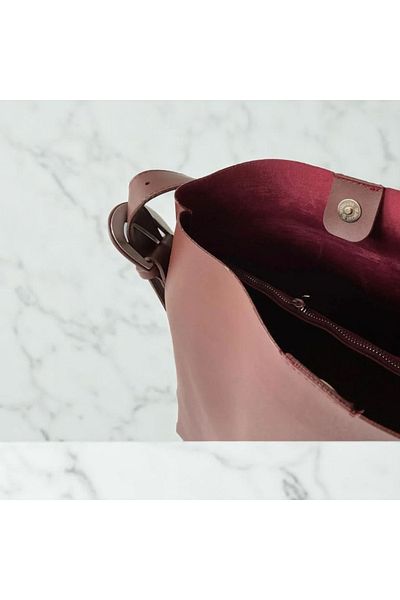wikidayss Women's Soft Leather Zippered Inner Compartment Snap Closure Shoulder Bag