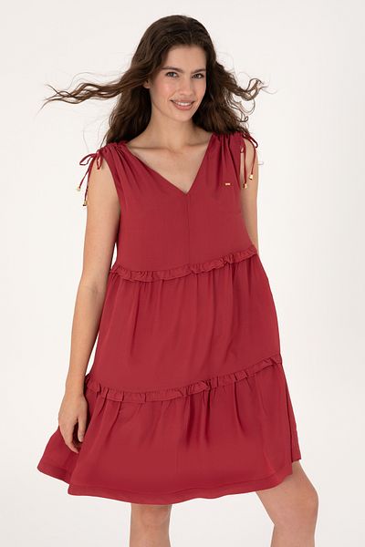 U.S. Polo Assn. Women's Cherry Mini Size Woven Dress 50299166-Vr223