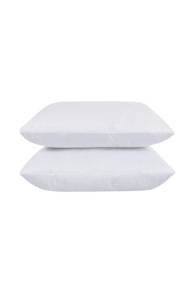 OEM Set of 2 White Quilted Pillows 50×70 cm