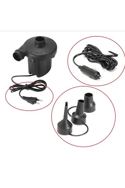 Easy Tedarik Bed Inflator Pool Inflator Deflating Air Pump