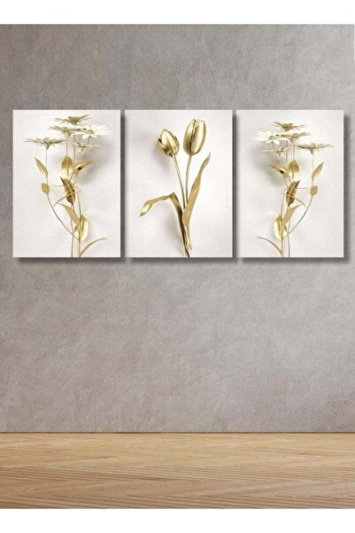 GULF GALLERY Decorative Wall Art Painting with an Abstract Design 3 Pieces Si...