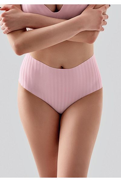 C&City Laser Cut High Waist Panties C19211 Pink