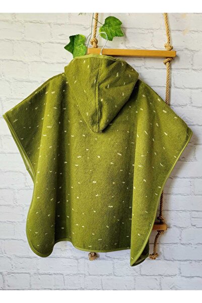 GÜRPAMUK HOME & BABY Outlet Ihracat %100 Pamuk Kız-erkek Çocuk Deniz, Plaj, Havuz, Banyo Havlu Panço benekli/