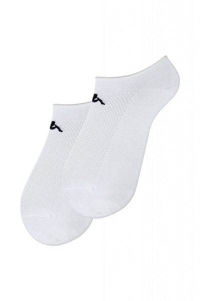 Overall 10 pairs of short socks with pique detail, women's set - White, 36-40