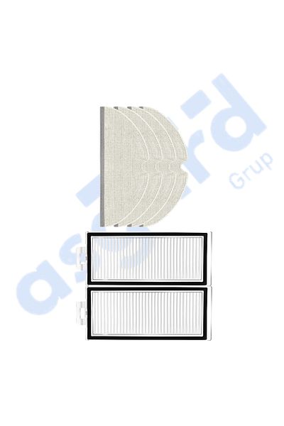 Asgard Grup Roborock Q7, Q7+, Q7 Max, Q7 Max+ Compatible 2 Filters 4 Mops