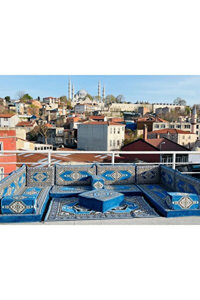 mdhomecarpet Şark Köşesi Takımı %100 Yerli Üretim | Özel Dokuma Kumaş | 10 cm...