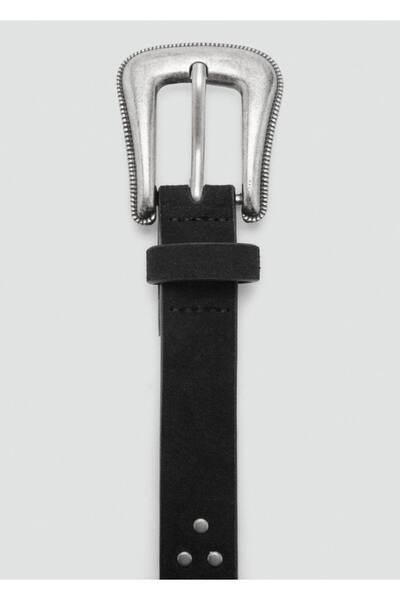 MANGO Kids Zımbalı deri kemer