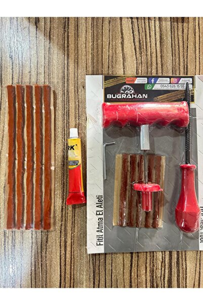OEM Profesyonel Lastik Tamir Kiti Fitil Atma Seti Araba Bisiklet Tamir Seti A...