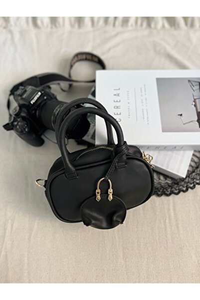 ÇANTA Vesara “Noir Croco” Mini Tote Çanta