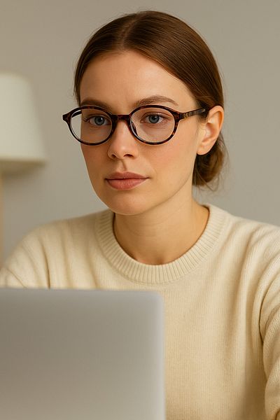 CHANCE GİFT Blue Light Protection Leopard Pattern Women Glasses Computer Phone Tv Blue-Purple Light Filtering Glasses