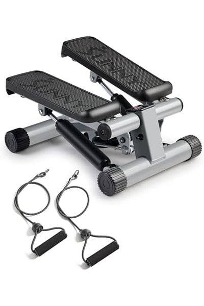 Fitness pro Sunny Health & Fitness Mini Steppers for Exercise at Home, Stair Step Workout Machine with Resistanc