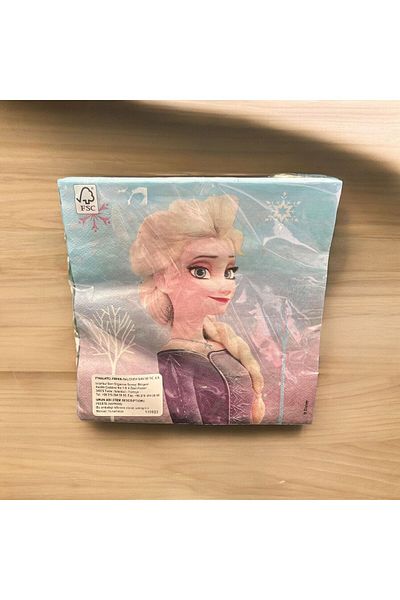 era balon Elsa Karlans Country Frozen Napkin 20 Pack Double Layer