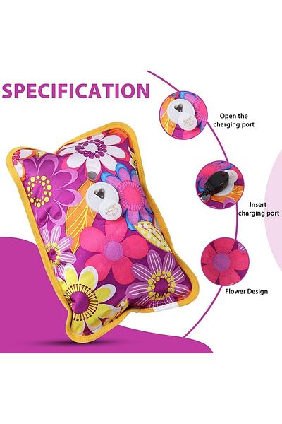 Generic BLACK OLIVE 's Hot Water Bag Electric Heating Pad Hot Bags for Pain Relief Heating Bag Hot Pack Wate