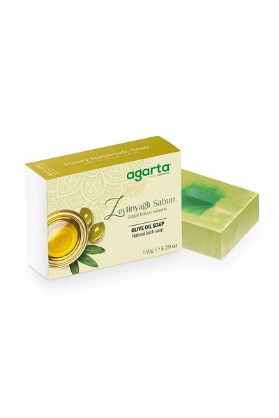 Agarta Handmade Natural Soap 150Gr with Olive Oil (Set of 12)