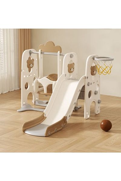 FULLJOY Slide with swing and basketball 3*1