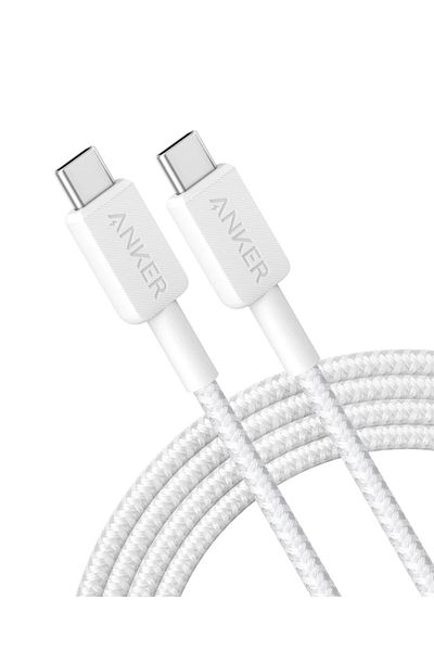 Anker Anker 322 USB-C Braided Cable, 3 Meters, White
