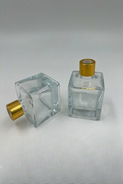 Massaltay Dekoratif Cam Oda Kokusu Şişesi Seti – 2’li Paket, Boş ve Yeniden D...