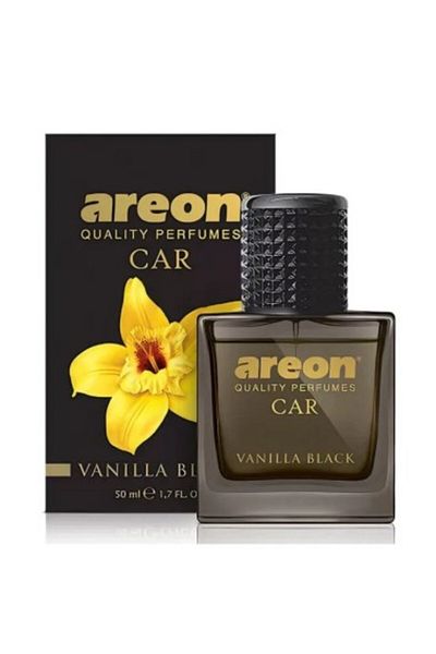 Areon Perfume Vanilla Black Car Air Freshener, 50 ml