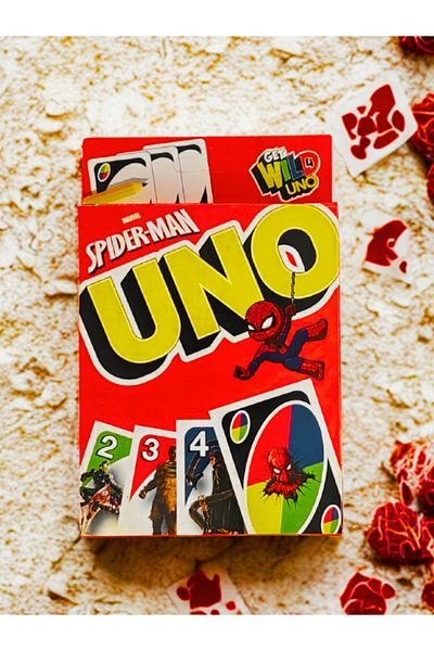 Shuttle Park Custom Spider-Man Red Get Wild 112Pcs Playing Cards Entertainment Card Game Suitable for All Ages