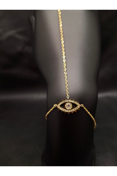 Han Ticarethane Steel Shahmeran with Gold Color Stone Eye Detail