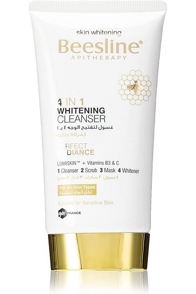 Beesline Beesline 4 in 1 Whitening Cleanser Face Wash (Cleanser, Scrub, Mask, Whitening) 150ml