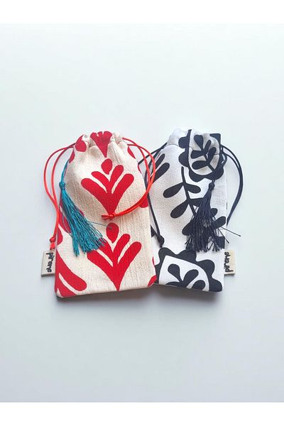 Pirene Redotantik & Darkotantik – Double Linen Glasses Case Set (Unisex)