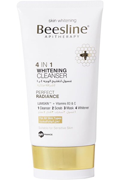Beesline Beesline 4 in 1 Whitening Cleanser Face Wash (Cleanser, Scrub, Mask, Whitening) 150ml