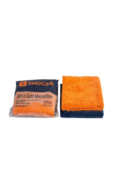 EWOCAR Set de 2 lavete profesionale din microfibră Ewocar Microfiber Basic 40x40 cm