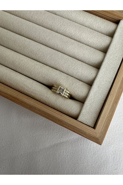 ringbox Gold Stone Little Finger Ring
