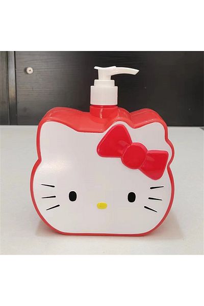 JOY TOP A 750ml Sanrio Hello Kitty Sanitizer Press Bottle Cartoon KT Cat Model Shower Gel Refill Press Bott.
