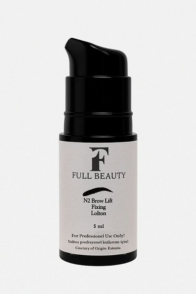 Full Beauty Brow Lift Eyebrow Lamination Solution Types - N1 Smoothing, N2 Fixing, N3 Maintenance Options