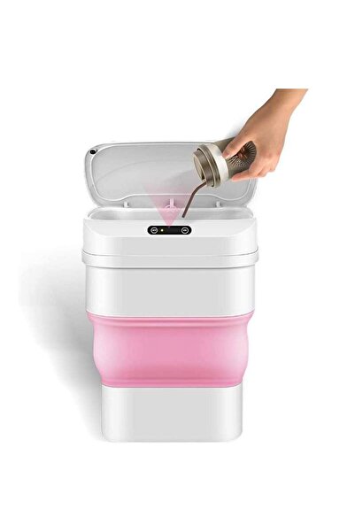 SIKS Smart Trash Can, With Motion Sensor, Foldable, With Automatic Lid, Capacity 8 - 17 L
