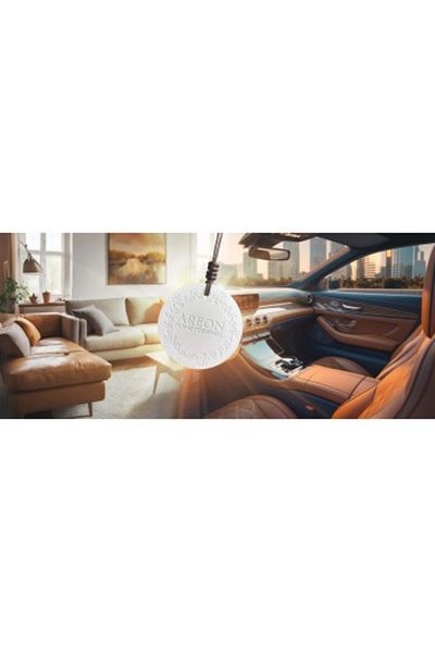 Areon Home Perfume Car Air Freshener Ceramic Disc Ecru, 20 ml