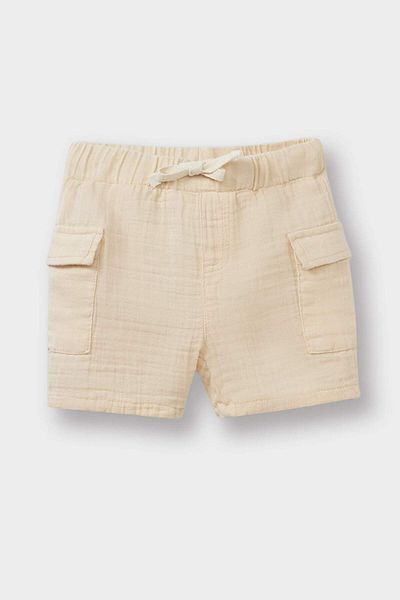 DeFacto Baby Boy Elastic Waist Muslin Shorts F0367A525Sm