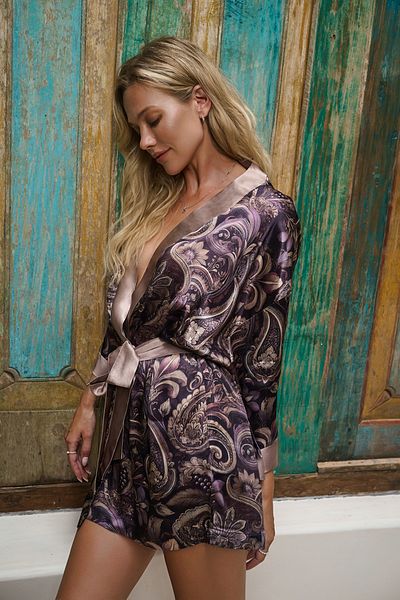 Dear Deer Royal Eclipse Women's Short Kimono