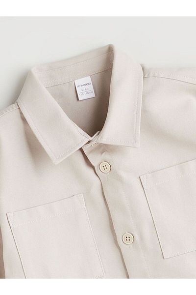 LC Waikiki Lcw Kids Cotton Pocket Boys' Shirt