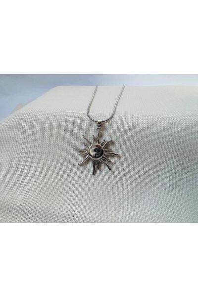 Judas Takı Sun Figure Necklace