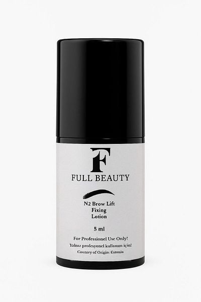 Full Beauty Brow Lift Eyebrow Lamination Solution Types - N1 Smoothing, N2 Fixing, N3 Maintenance Options