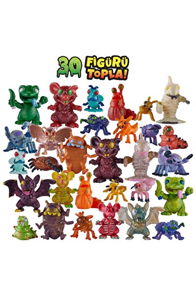 Terror Fried Terrorfried 4 Medium Menus and 3 Mystery Figures 8092