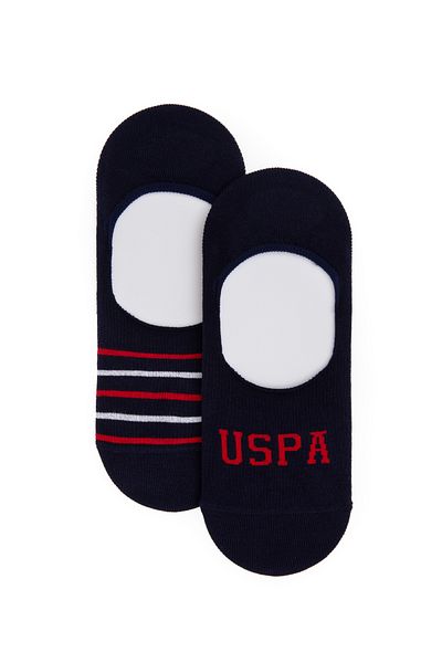 U.S. Polo Assn. Men's Navy Blue Ballerina Socks 50311357-Vr033