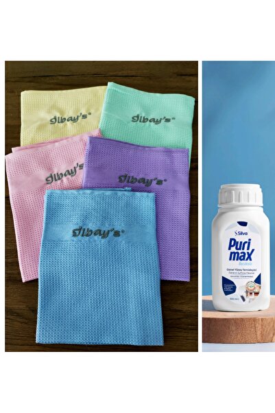 İLBAY'S Mikrofiber 5 li temizlik bezi+kimyasal içermeyen konsantre hoş kokulu...