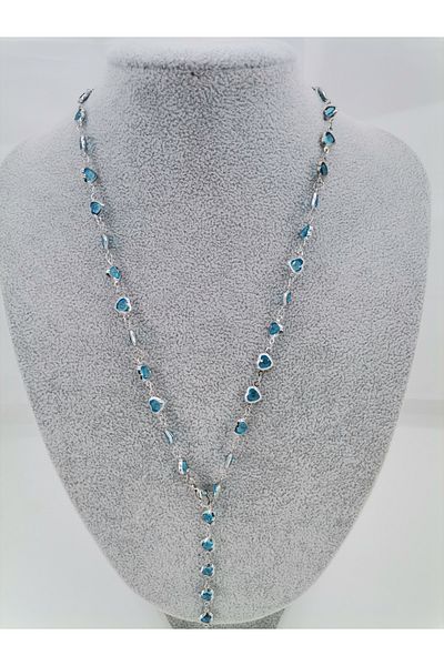 Hobimos Heart Stone Y Necklace