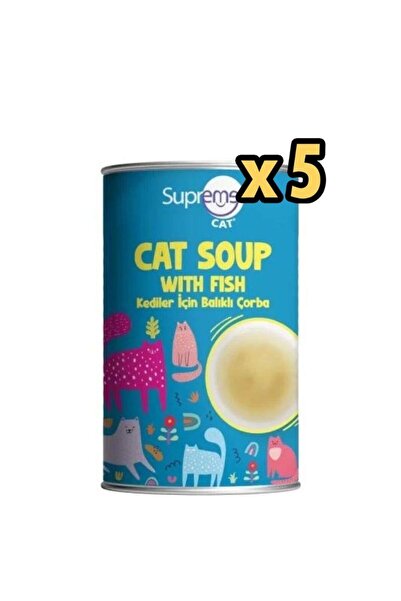 Supreme Dog Supreme Cat Balikli Kedi Çorbası 135 Ml x 5 Adet