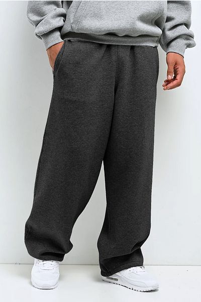 BSBSPOR Summer Men's Women's Ultra Loose Baggy Sweatpants Black Gray Anthracite