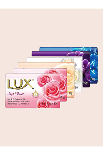 LUX صابون تجميل لليدين والوجه من لوكس 6 عبوات