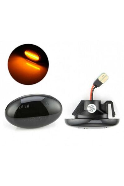 Xenon Bright Set de 2 semnalizatoare LED fumurii pentru aripi Mercedes Vito, Citan, Clasa A, SMART