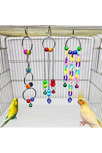 aliceshop 3-Piece Bell Pendant Toy
