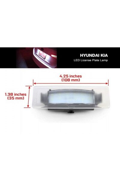 Hyundai Set de 2 becuri cu LED pentru numere de bară Hyundai Sonata