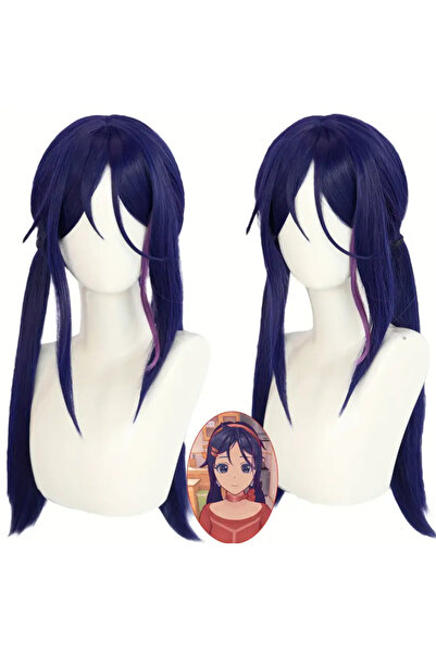 Butic Anime Cosplay Peruk Miside Mita Yandere Kawaii Anime Kızı Peruk Sentetik